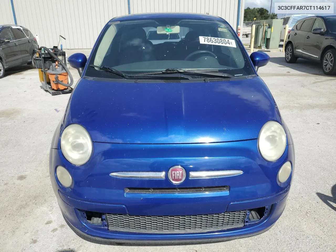 2012 Fiat 500 Pop VIN: 3C3CFFAR7CT114617 Lot: 78630804