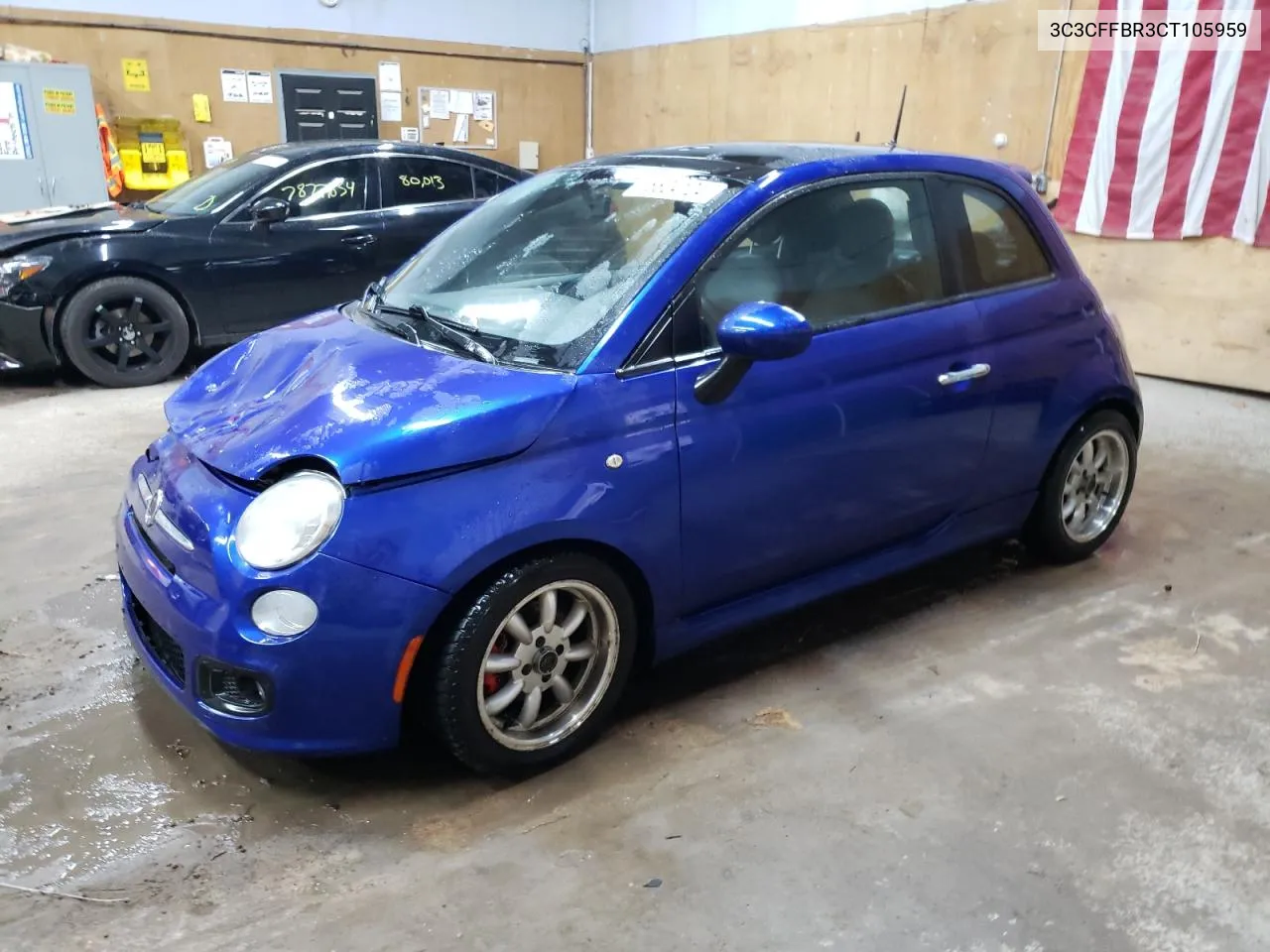 2012 Fiat 500 Sport VIN: 3C3CFFBR3CT105959 Lot: 78824124