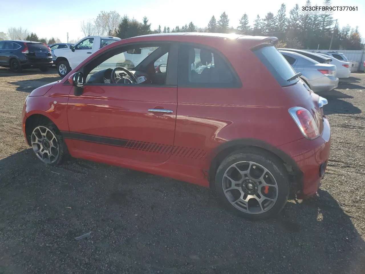 2012 Fiat 500 Sport VIN: 3C3CFFBR9CT377061 Lot: 78974534