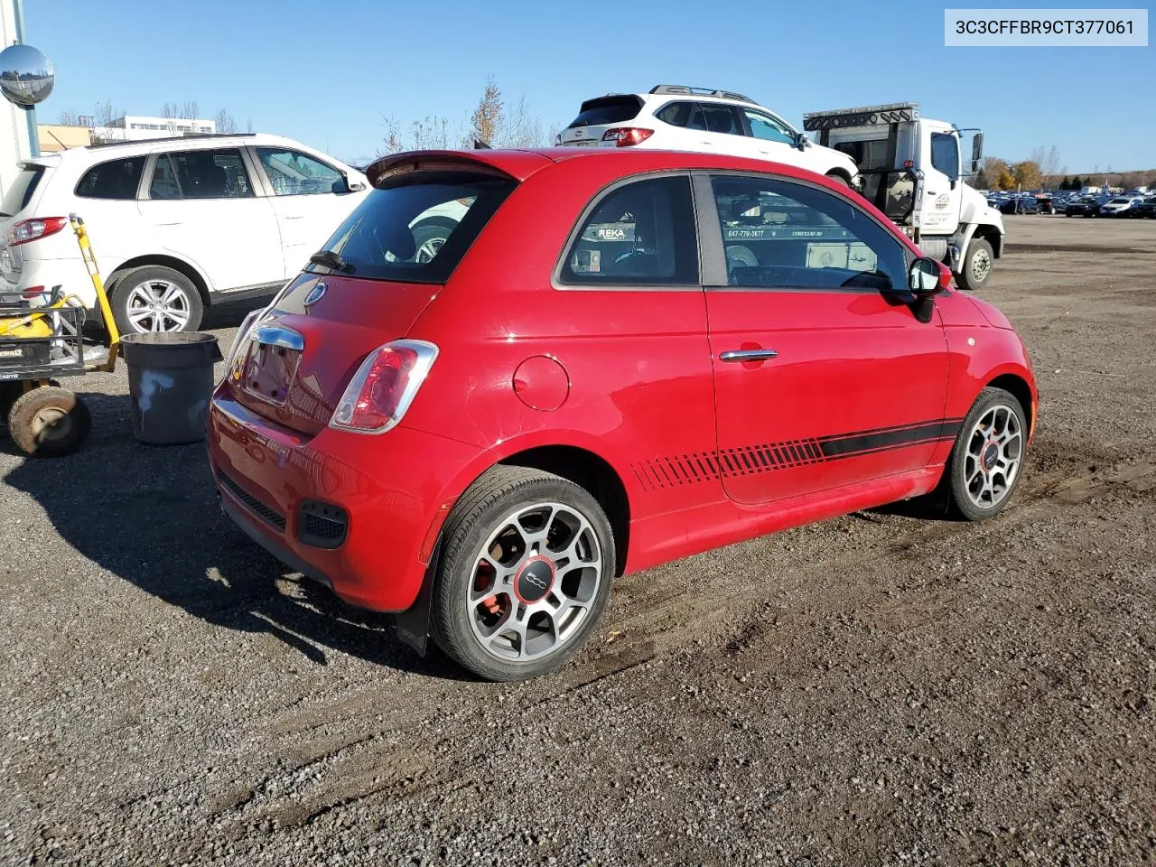 2012 Fiat 500 Sport VIN: 3C3CFFBR9CT377061 Lot: 78974534