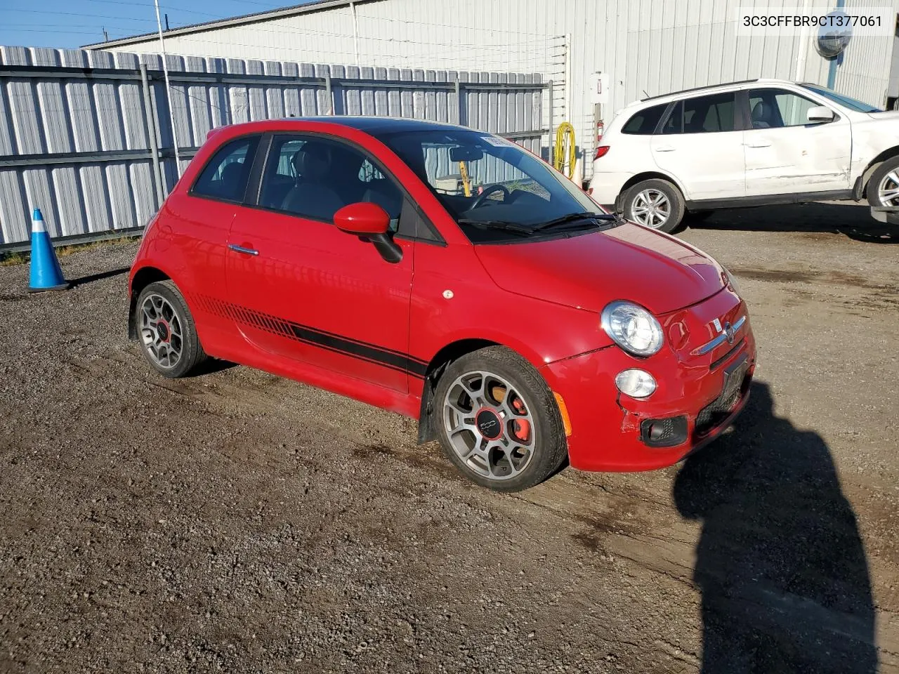 2012 Fiat 500 Sport VIN: 3C3CFFBR9CT377061 Lot: 78974534