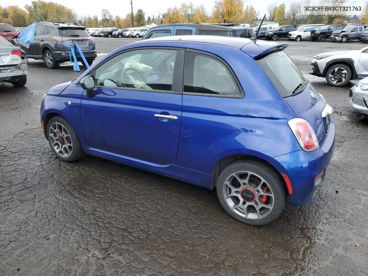 2012 Fiat 500 Sport VIN: 3C3CFFBR3CT321763 Lot: 79485084