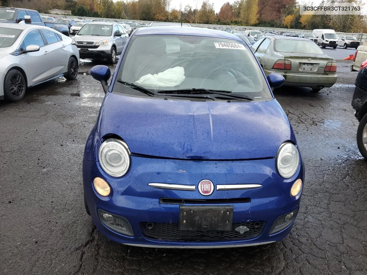 2012 Fiat 500 Sport VIN: 3C3CFFBR3CT321763 Lot: 79485084