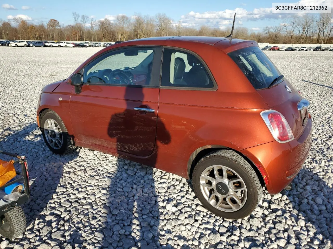 2012 Fiat 500 Pop VIN: 3C3CFFAR8CT212362 Lot: 79531854