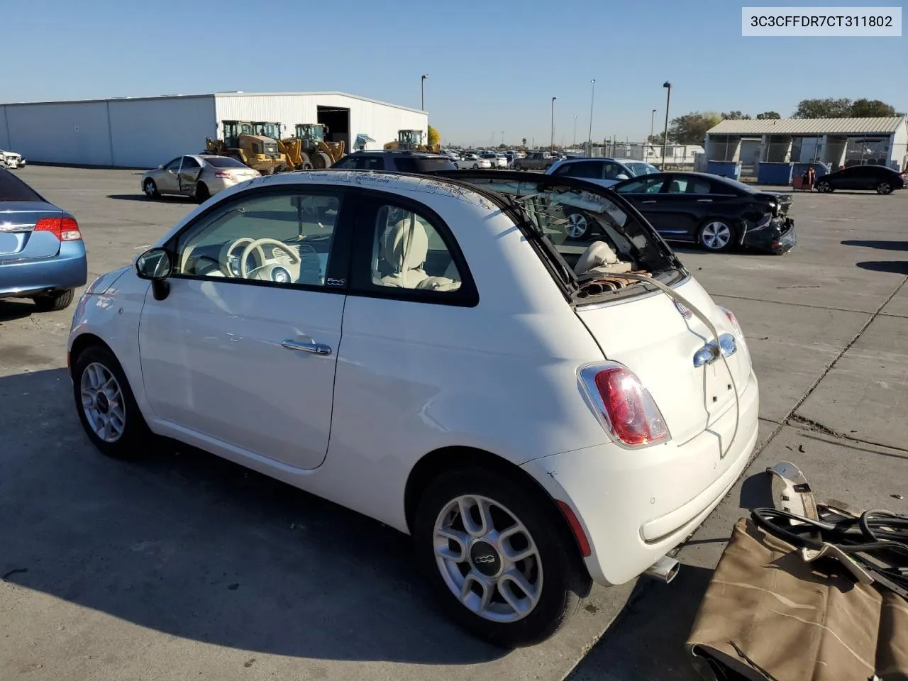 2012 Fiat 500 Pop VIN: 3C3CFFDR7CT311802 Lot: 79677144