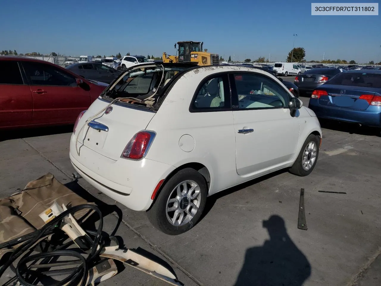 2012 Fiat 500 Pop VIN: 3C3CFFDR7CT311802 Lot: 79677144