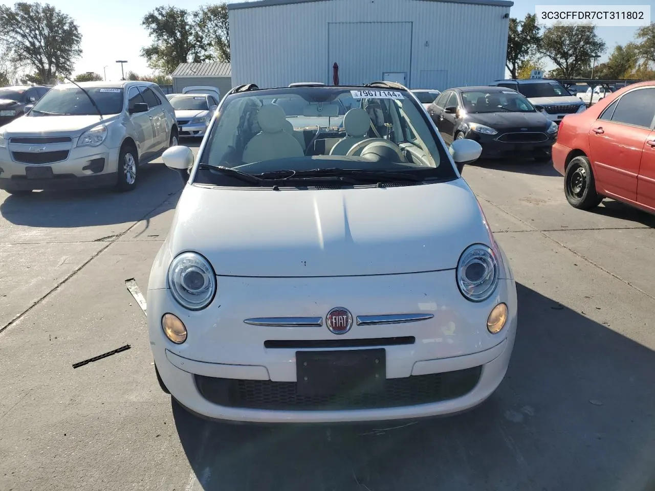 2012 Fiat 500 Pop VIN: 3C3CFFDR7CT311802 Lot: 79677144