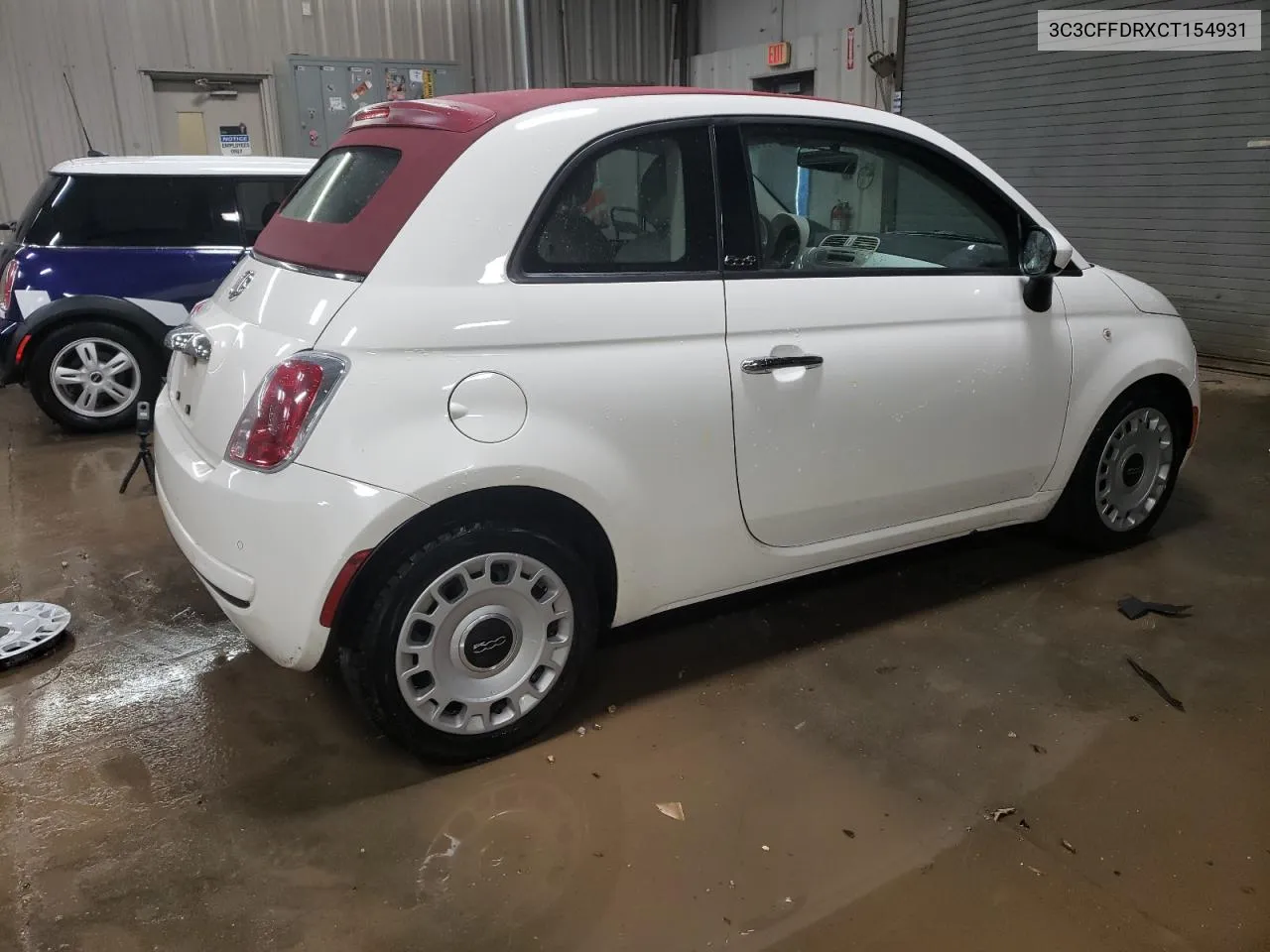 2012 Fiat 500 Pop VIN: 3C3CFFDRXCT154931 Lot: 79832324