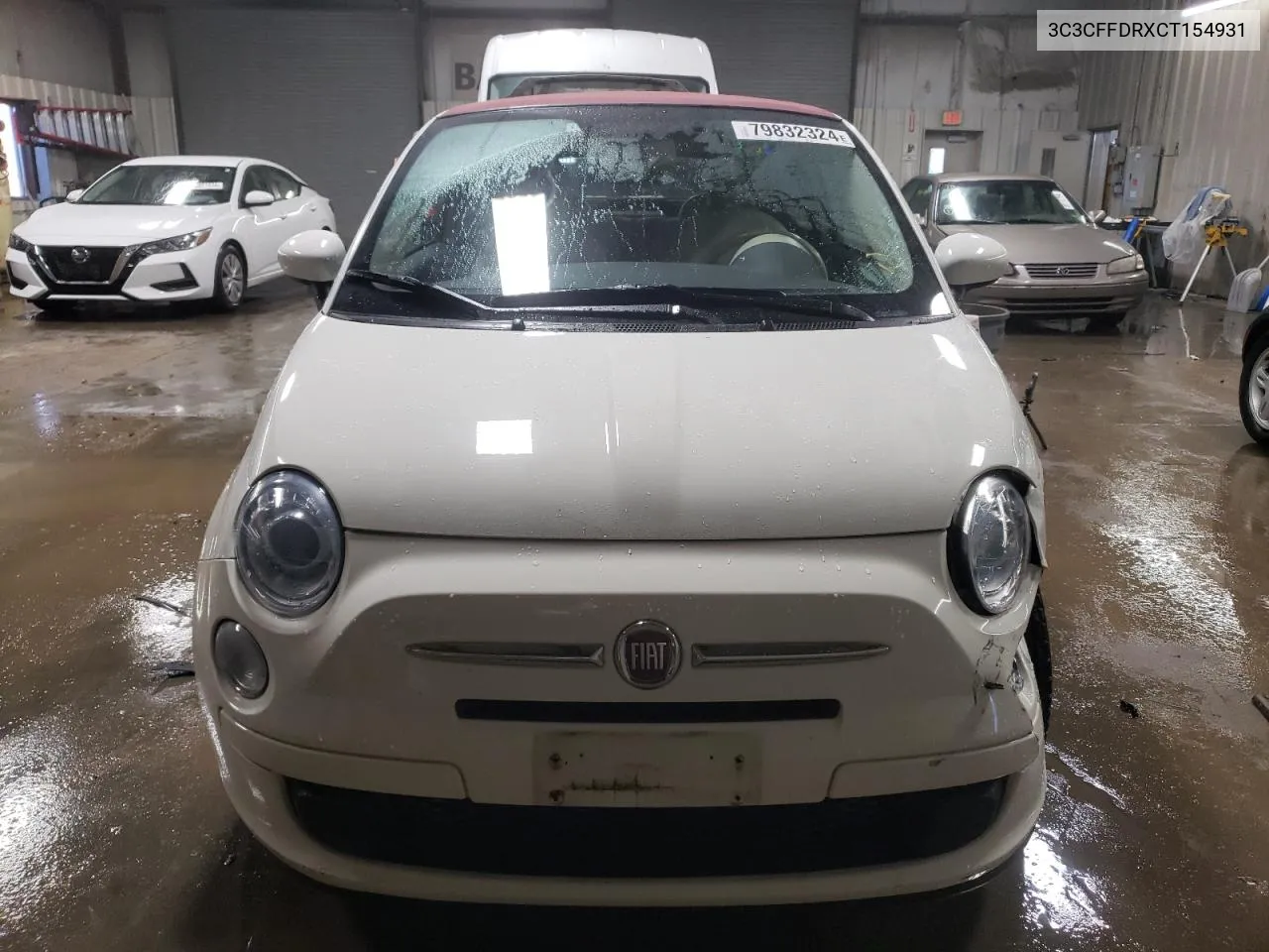 2012 Fiat 500 Pop VIN: 3C3CFFDRXCT154931 Lot: 79832324