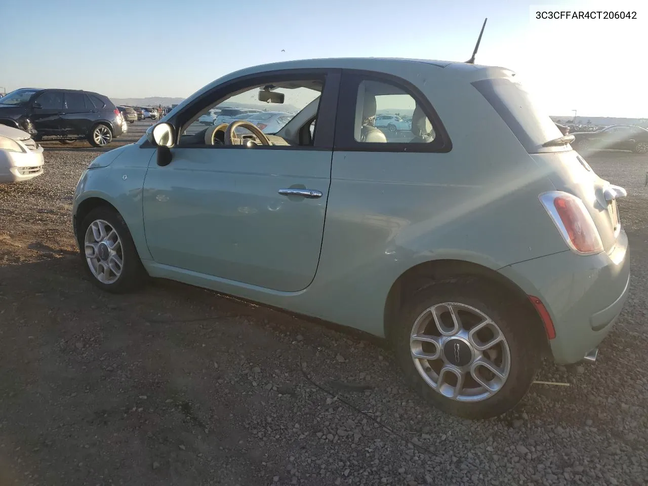 2012 Fiat 500 Pop VIN: 3C3CFFAR4CT206042 Lot: 79915814