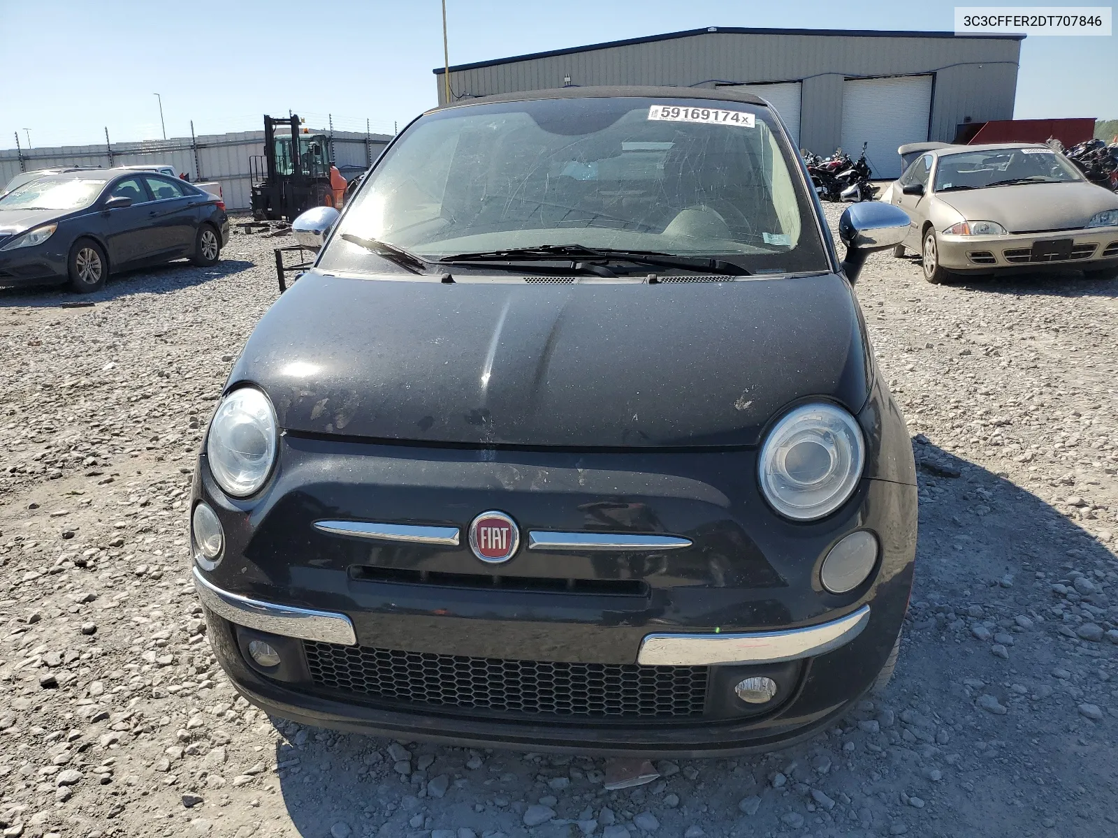 2013 Fiat 500 Lounge VIN: 3C3CFFER2DT707846 Lot: 59169174