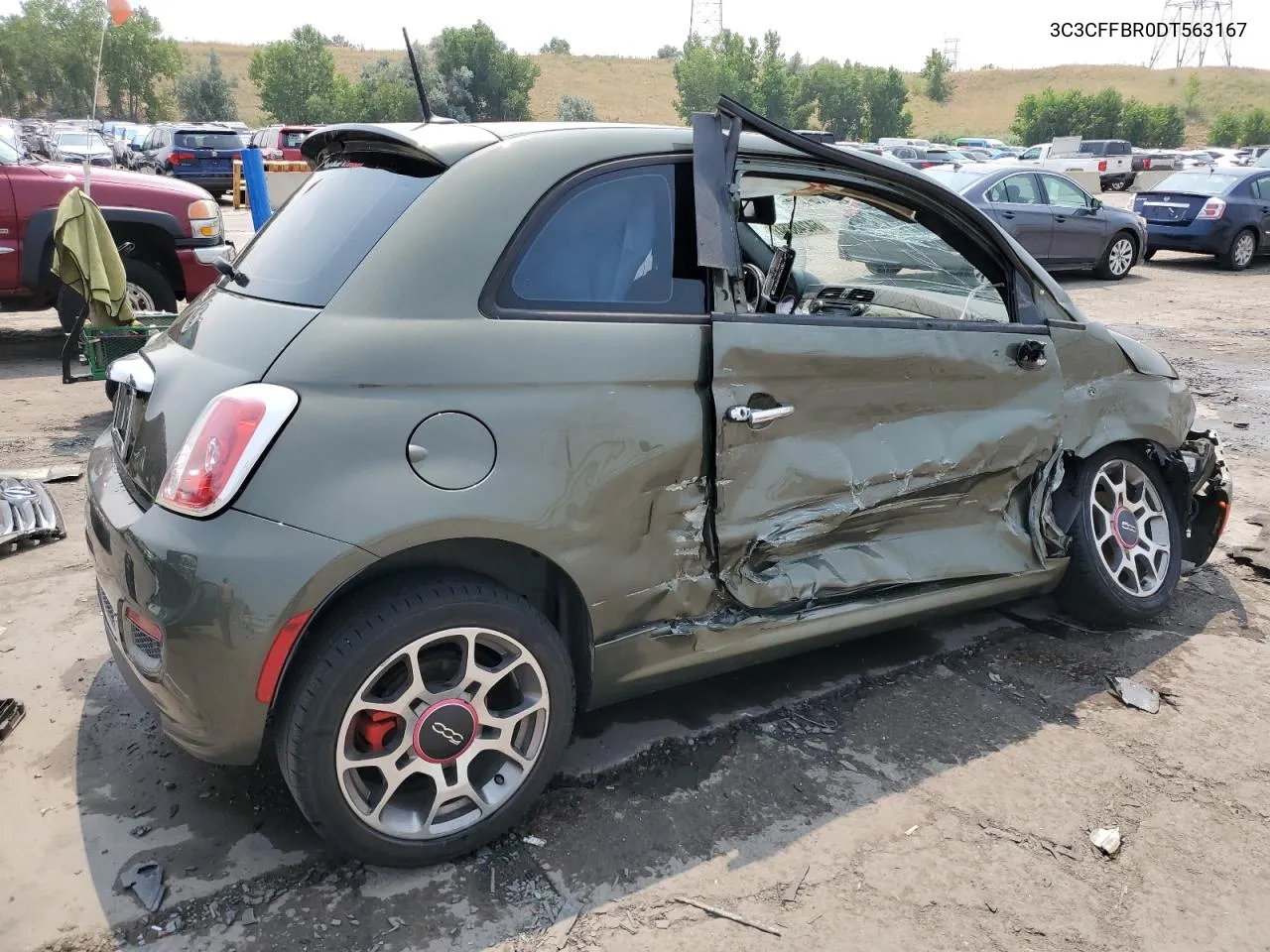 3C3CFFBR0DT563167 2013 Fiat 500 Sport