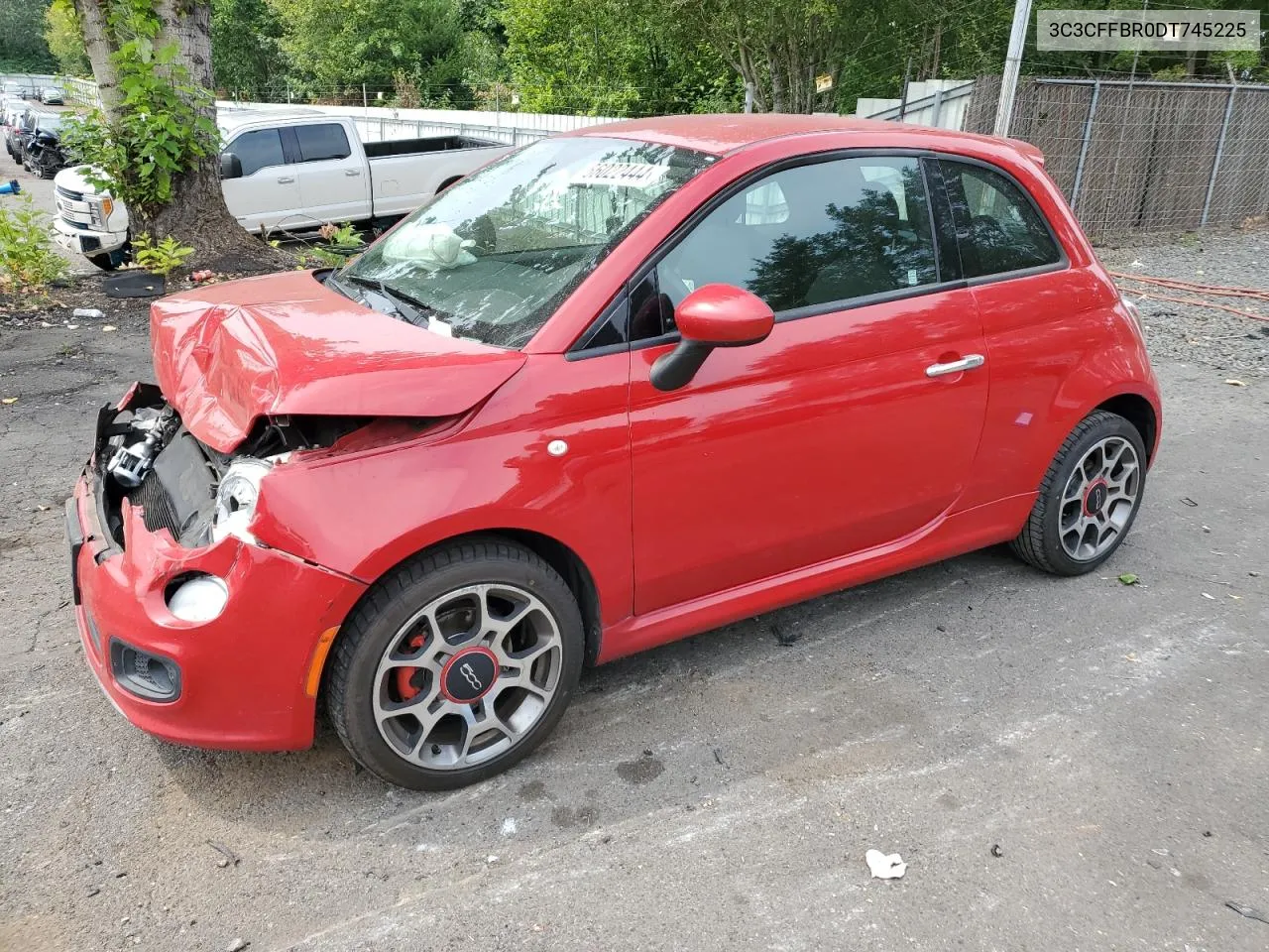 2013 Fiat 500 Sport VIN: 3C3CFFBR0DT745225 Lot: 66022444