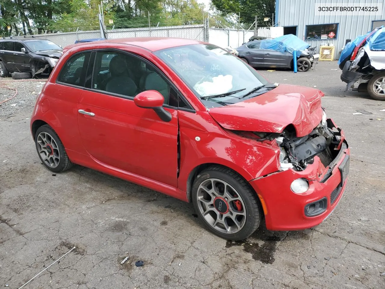 2013 Fiat 500 Sport VIN: 3C3CFFBR0DT745225 Lot: 66022444