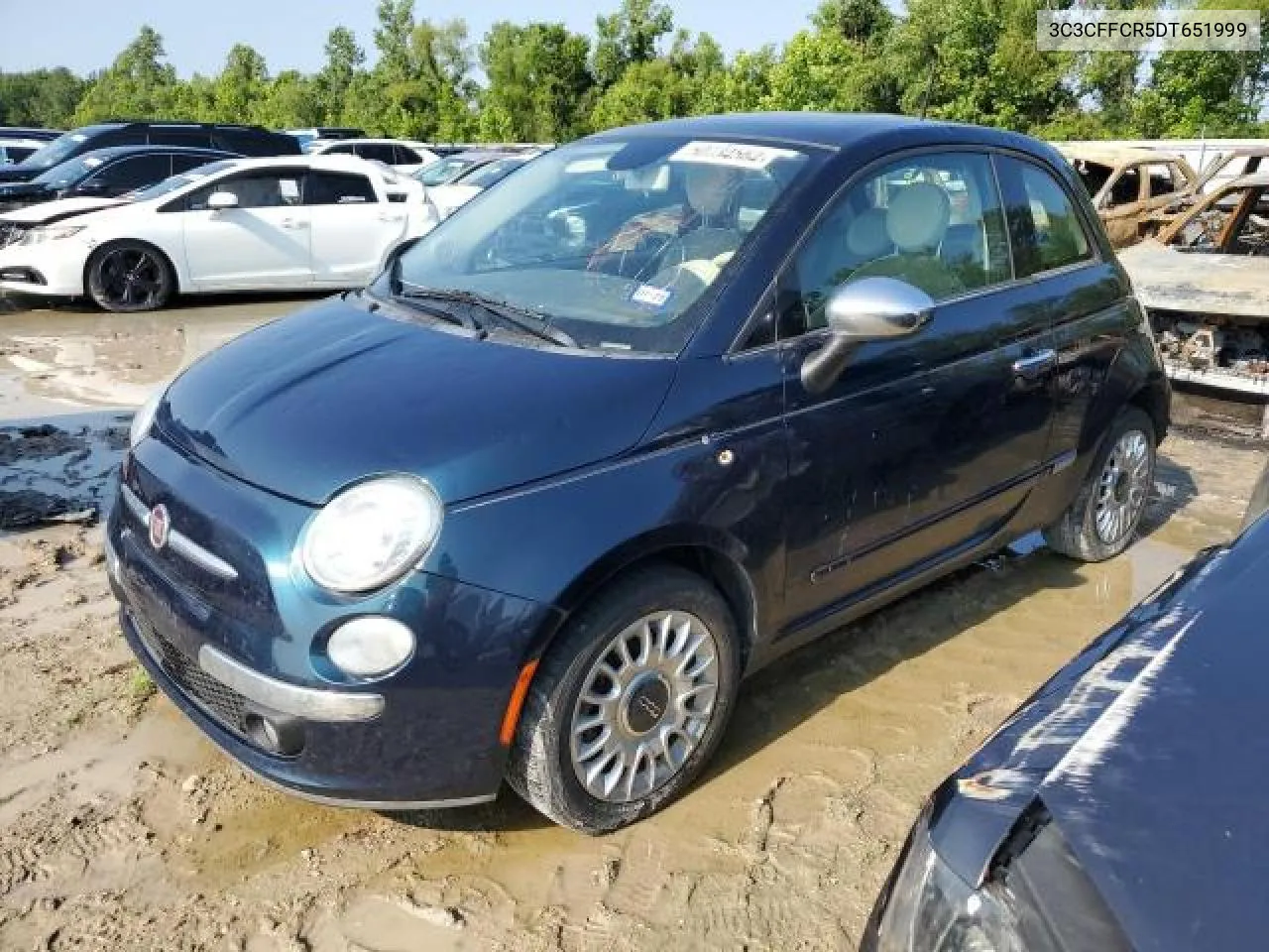 3C3CFFCR5DT651999 2013 Fiat 500 Lounge