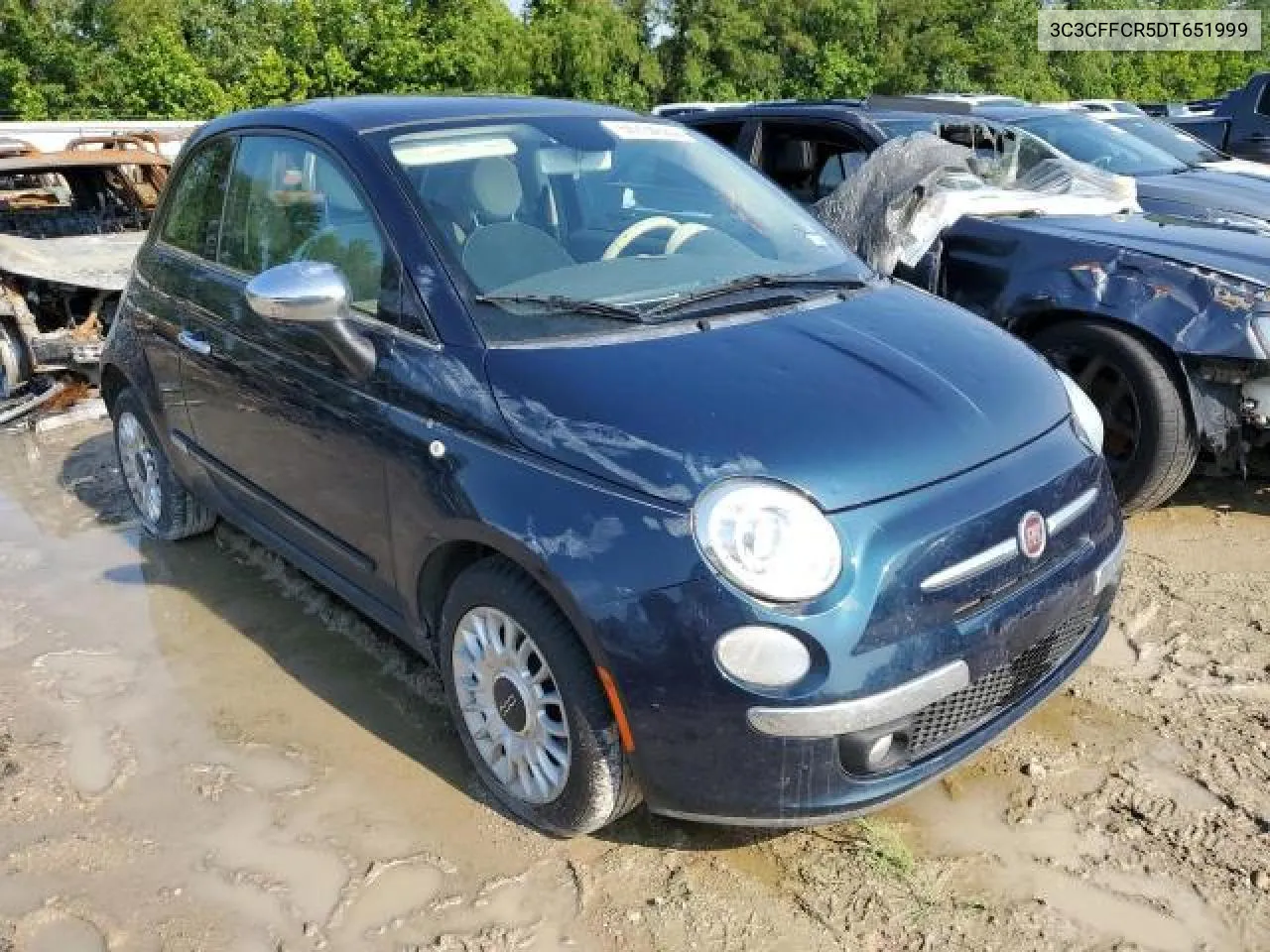 3C3CFFCR5DT651999 2013 Fiat 500 Lounge