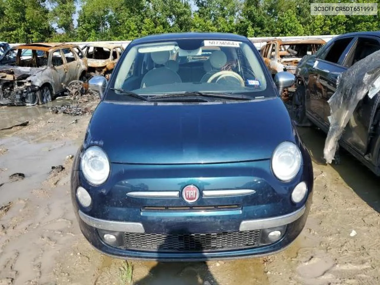 3C3CFFCR5DT651999 2013 Fiat 500 Lounge