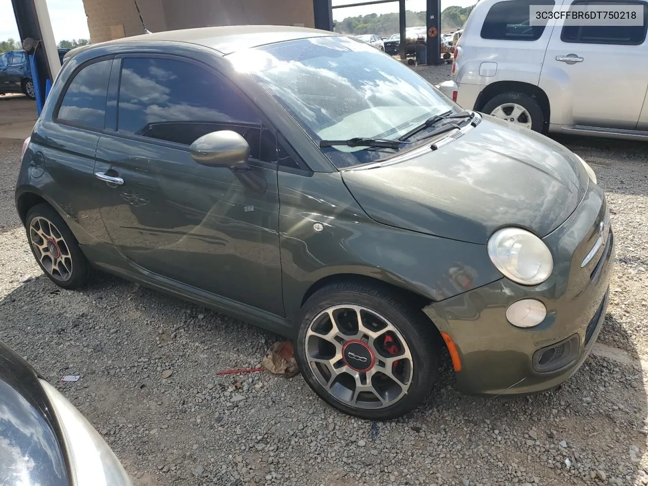 2013 Fiat 500 Sport VIN: 3C3CFFBR6DT750218 Lot: 67706094