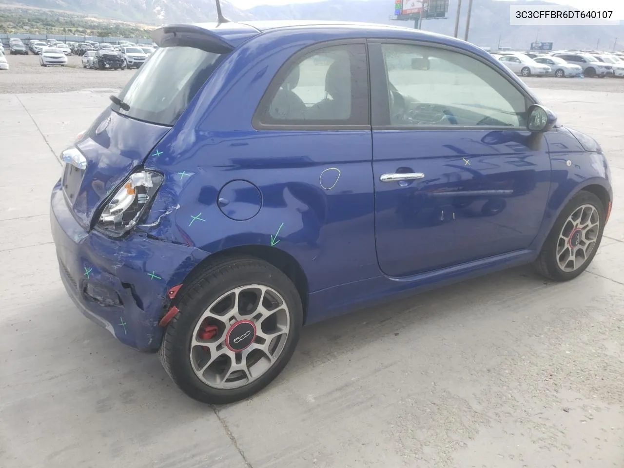 3C3CFFBR6DT640107 2013 Fiat 500 Sport