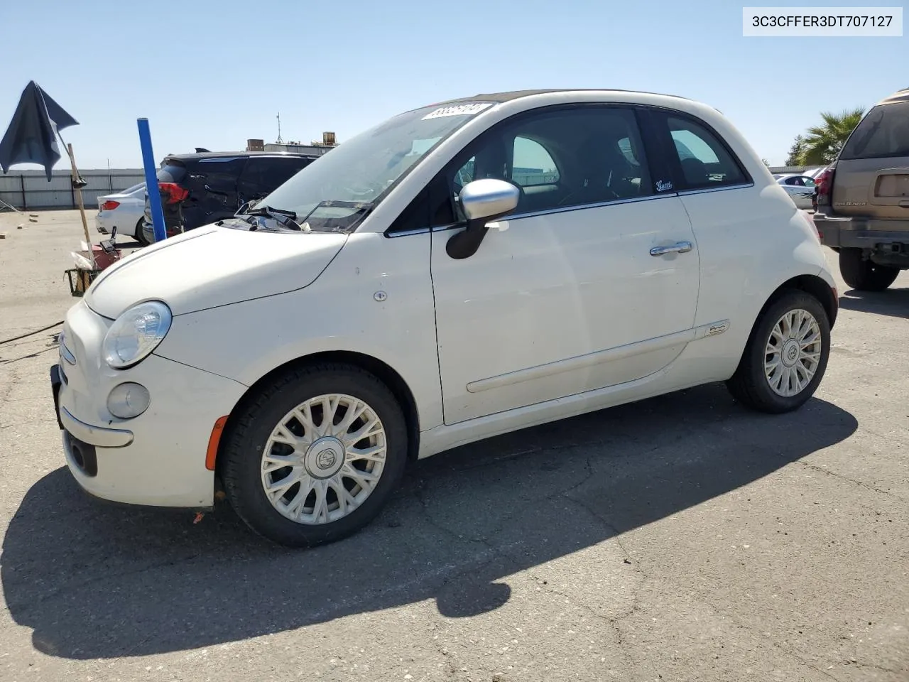 3C3CFFER3DT707127 2013 Fiat 500 Lounge