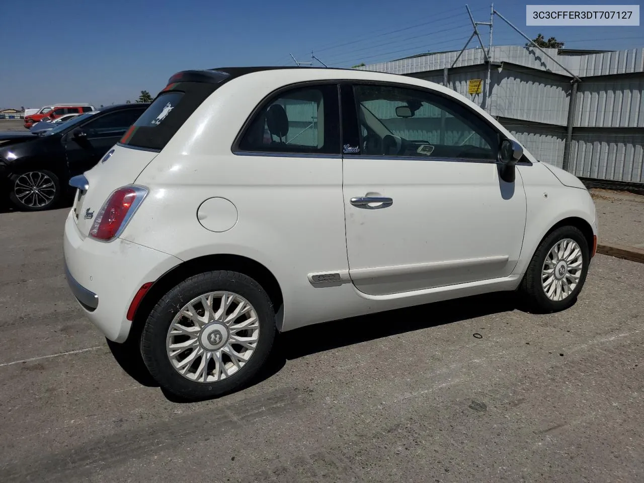 2013 Fiat 500 Lounge VIN: 3C3CFFER3DT707127 Lot: 68325104