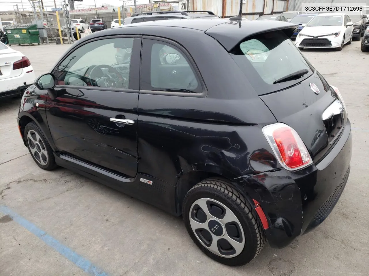 2013 Fiat 500 Electric VIN: 3C3CFFGE7DT712695 Lot: 69674614