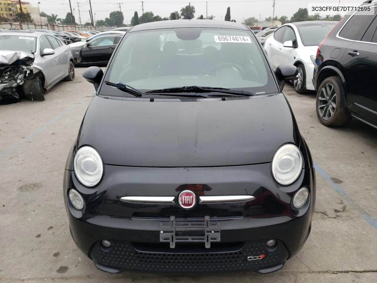 2013 Fiat 500 Electric VIN: 3C3CFFGE7DT712695 Lot: 69674614