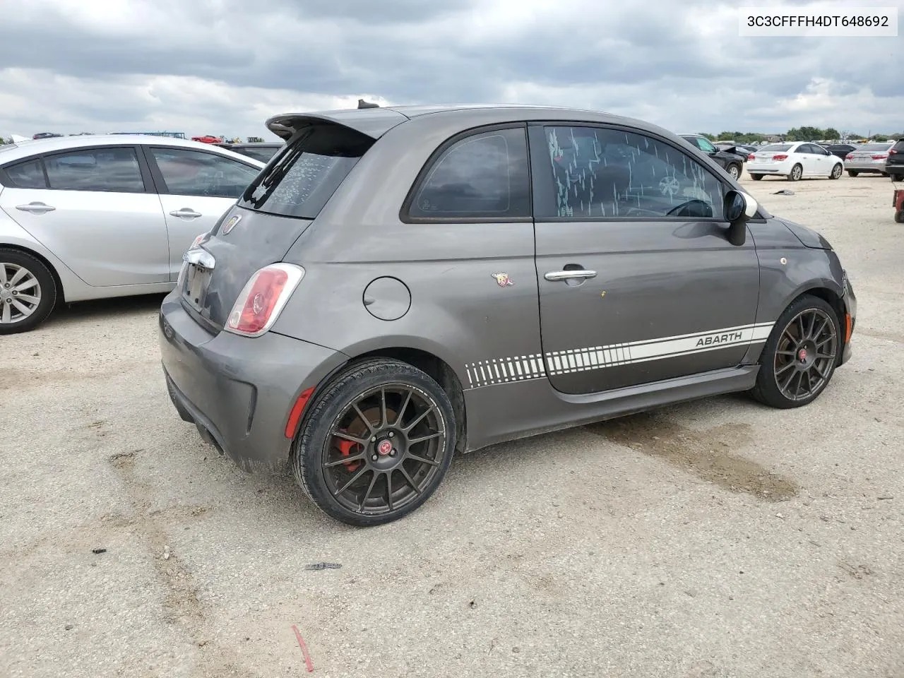 2013 Fiat 500 Abarth VIN: 3C3CFFFH4DT648692 Lot: 70504454