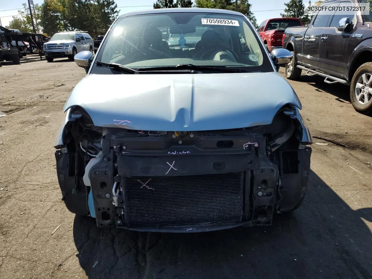 3C3CFFCR7DT572317 2013 Fiat 500 Lounge