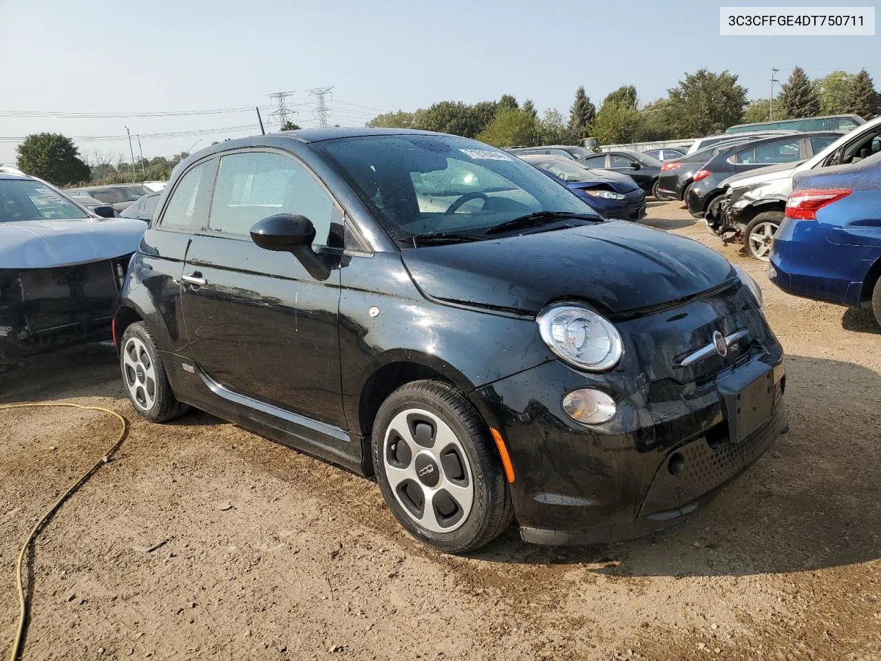 2013 Fiat 500 Electric VIN: 3C3CFFGE4DT750711 Lot: 71016464