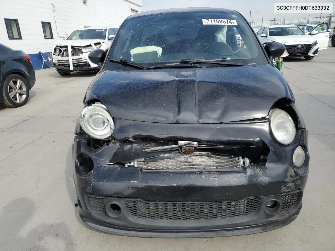 2013 Fiat 500 Abarth VIN: 3C3CFFFH0DT633932 Lot: 71188574