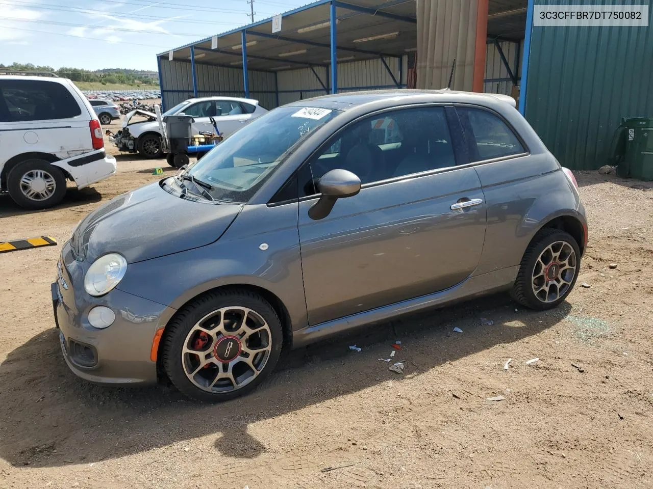 2013 Fiat 500 Sport VIN: 3C3CFFBR7DT750082 Lot: 71494844