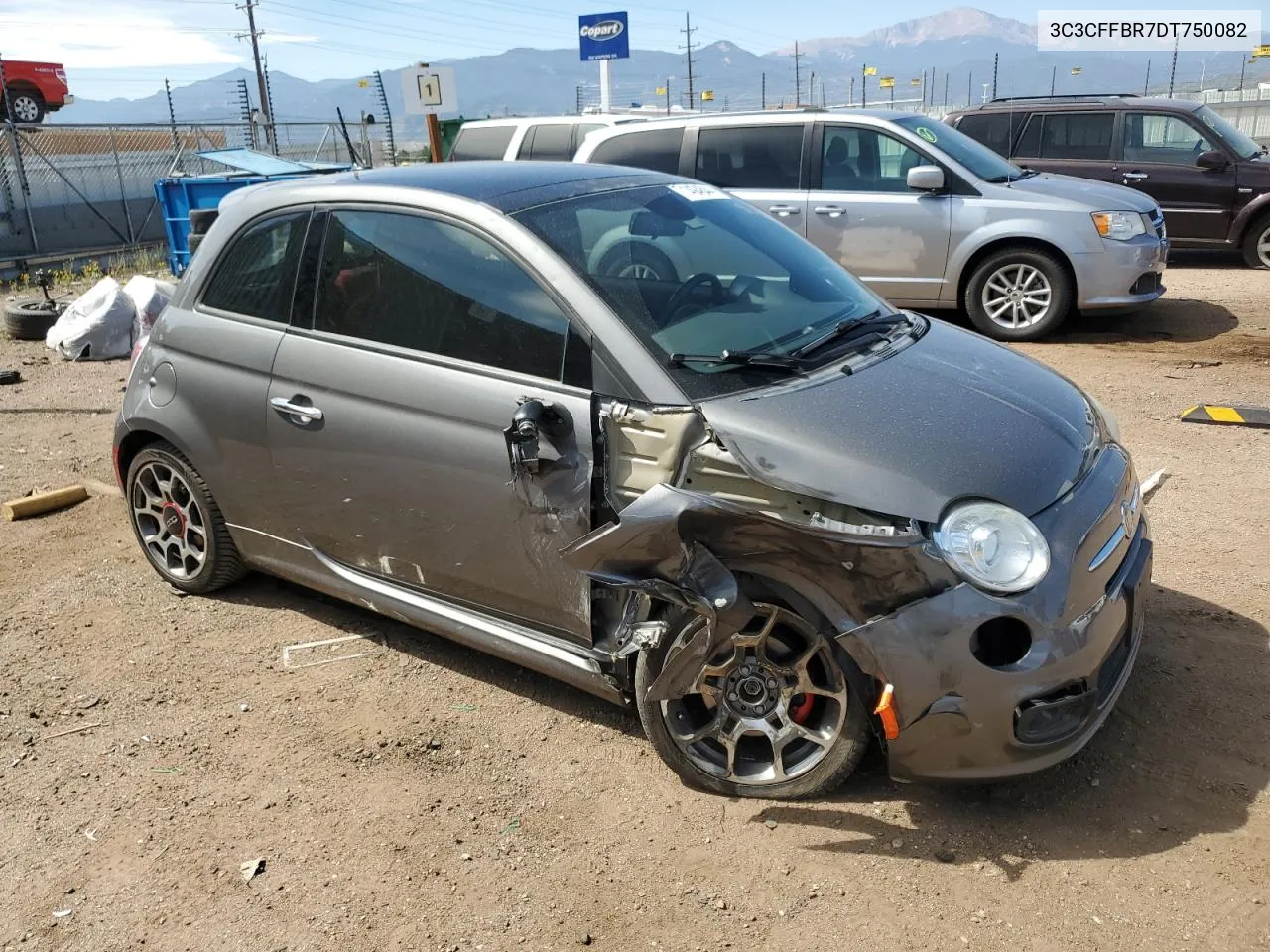 3C3CFFBR7DT750082 2013 Fiat 500 Sport