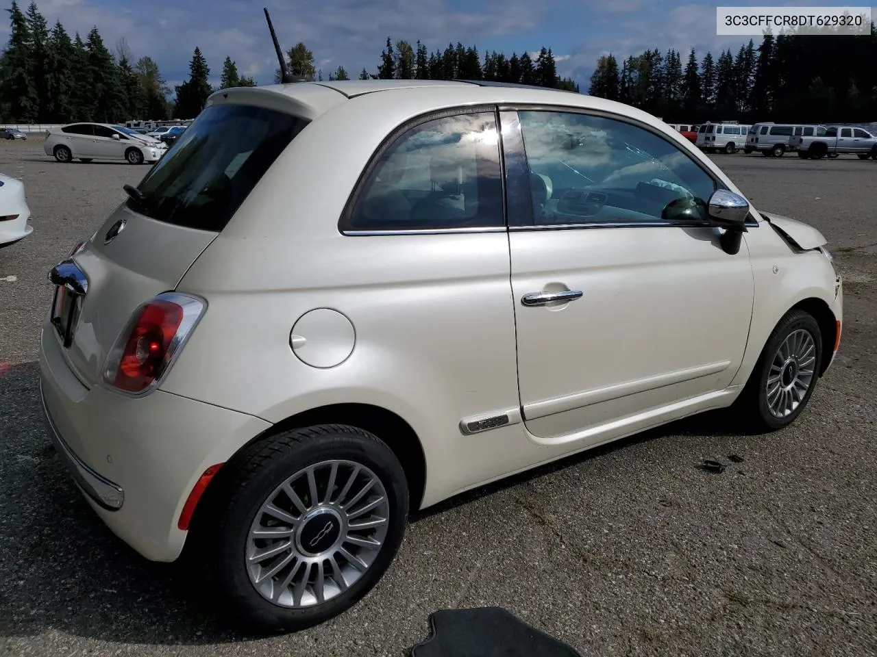 3C3CFFCR8DT629320 2013 Fiat 500 Lounge