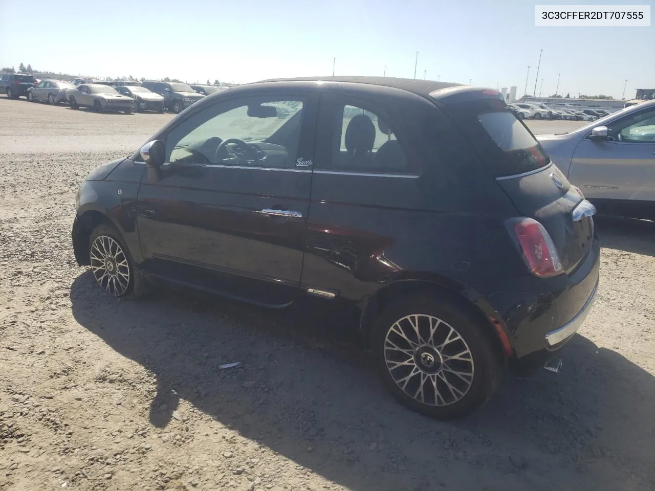 2013 Fiat 500 Lounge VIN: 3C3CFFER2DT707555 Lot: 73058474