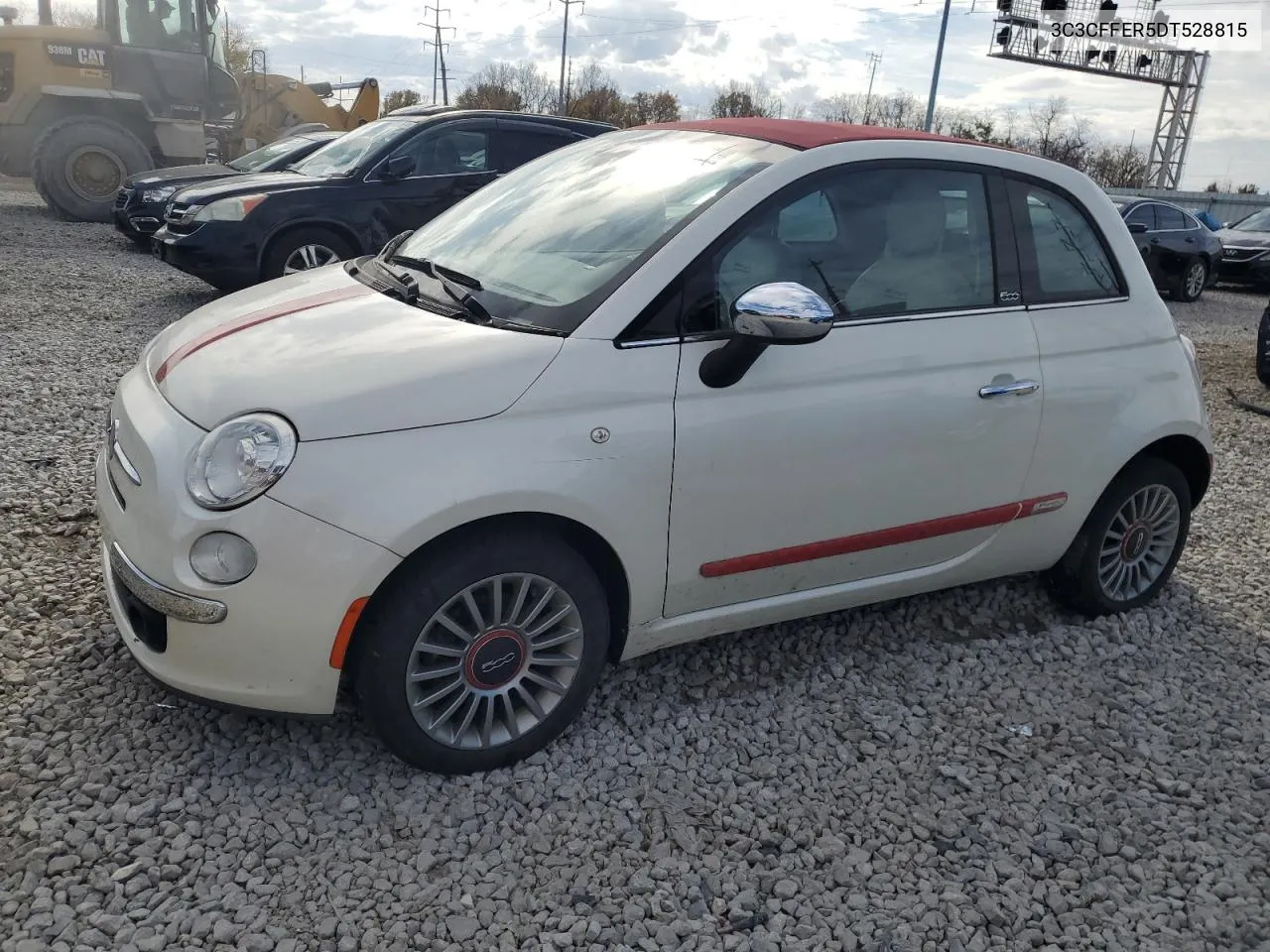 2013 Fiat 500 Lounge VIN: 3C3CFFER5DT528815 Lot: 73606584