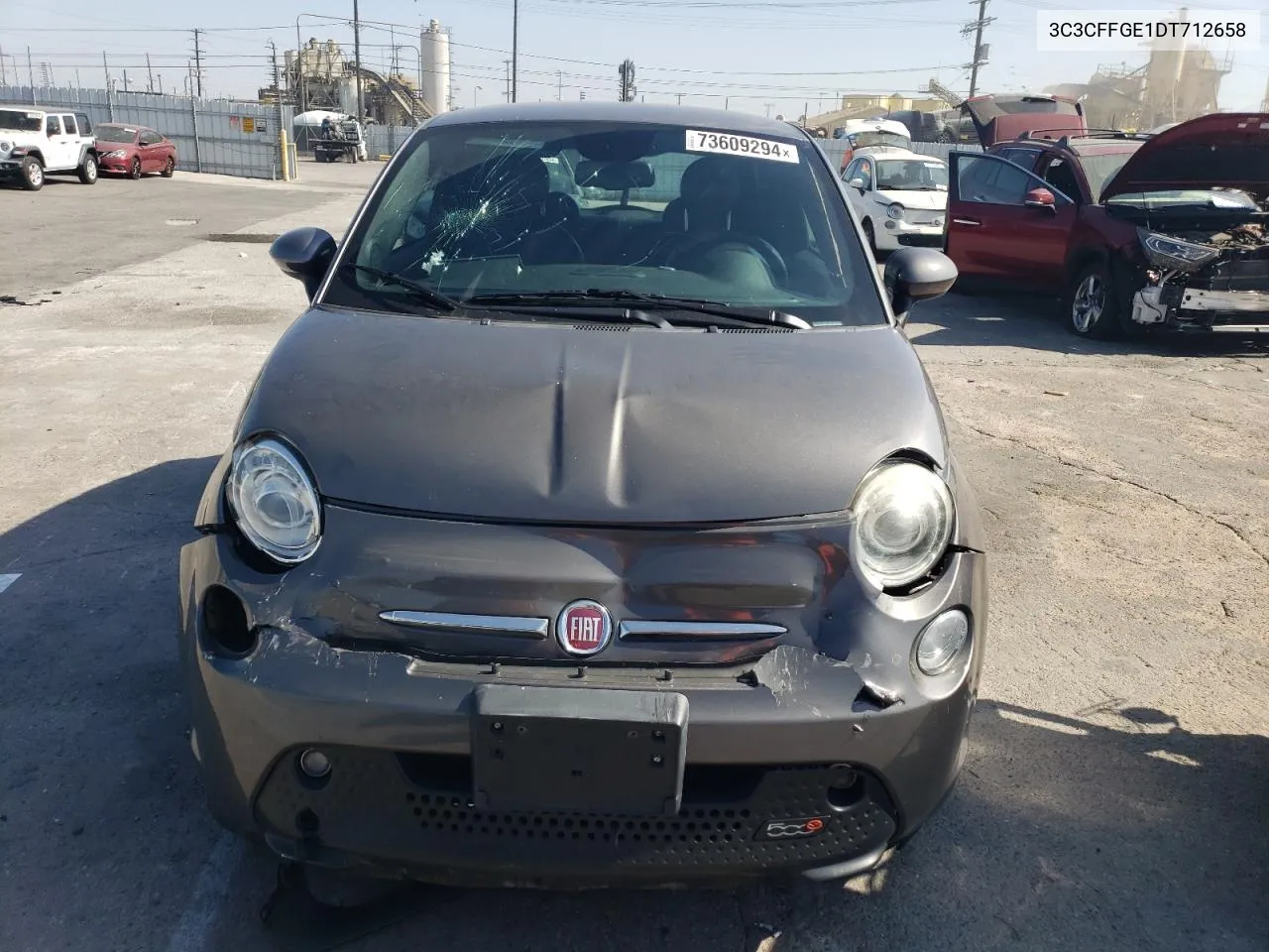 2013 Fiat 500 Electric VIN: 3C3CFFGE1DT712658 Lot: 73609294