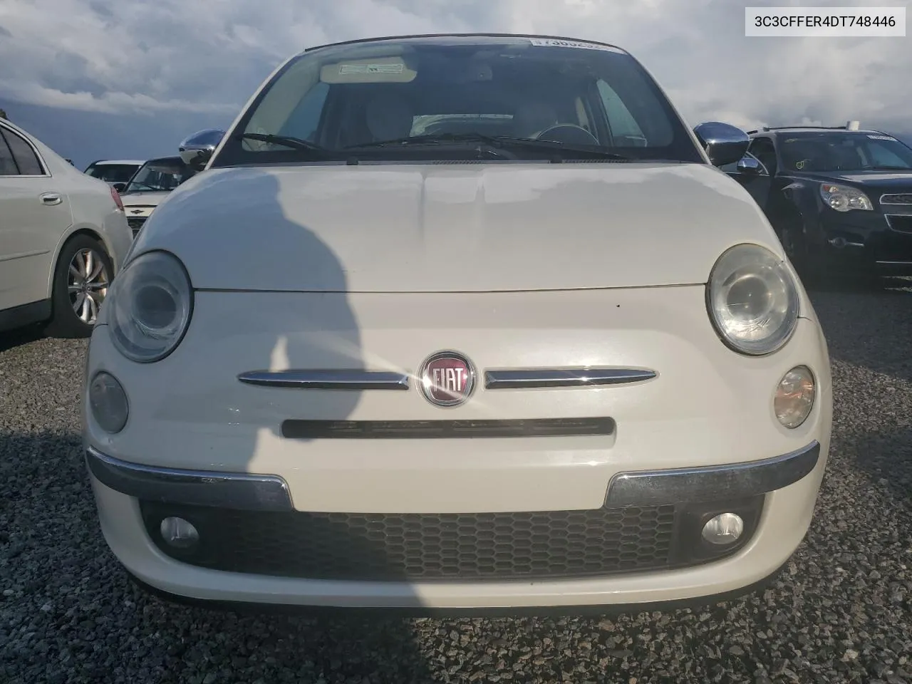 2013 Fiat 500 Lounge VIN: 3C3CFFER4DT748446 Lot: 73652924