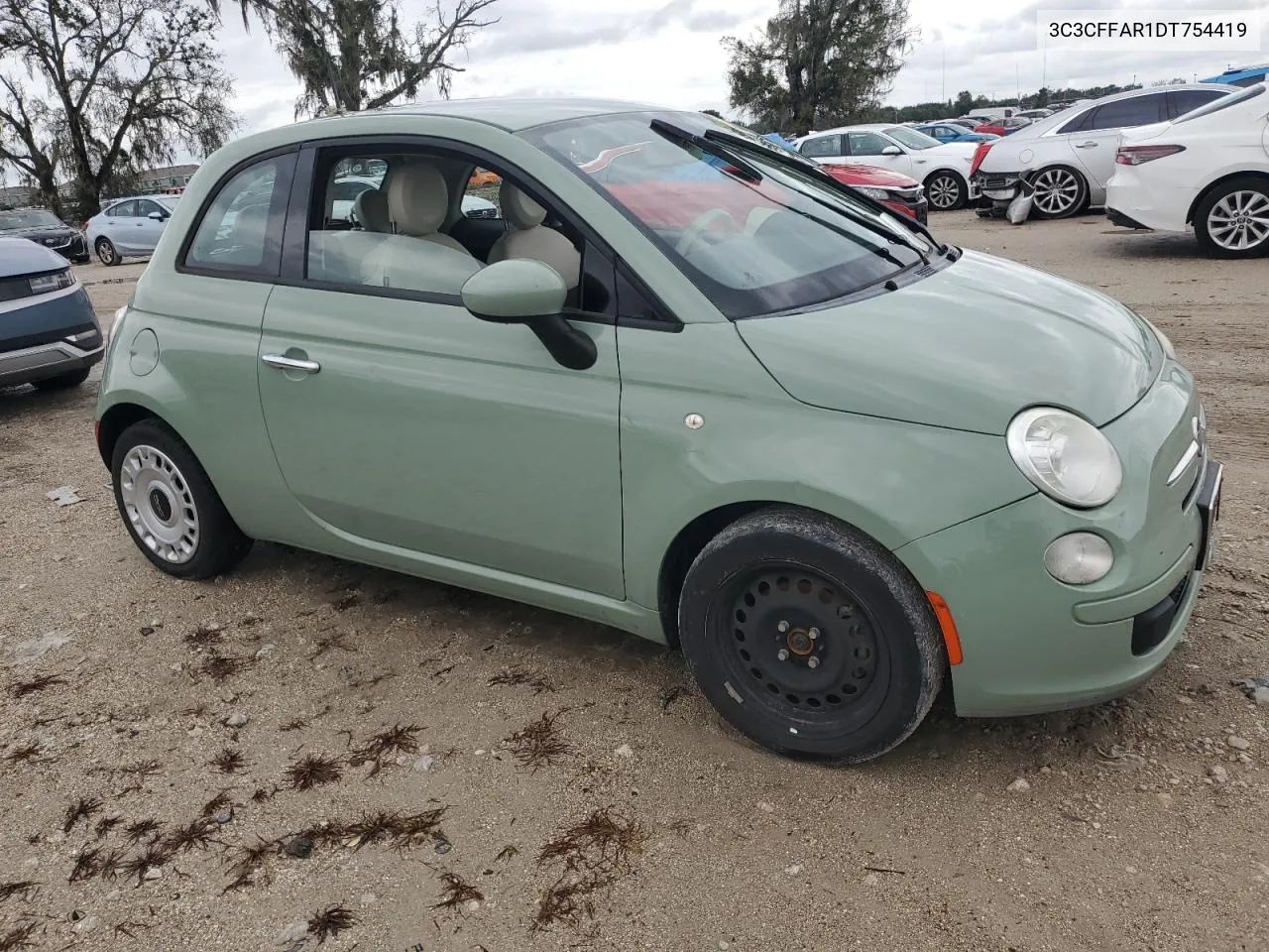 3C3CFFAR1DT754419 2013 Fiat 500 Pop