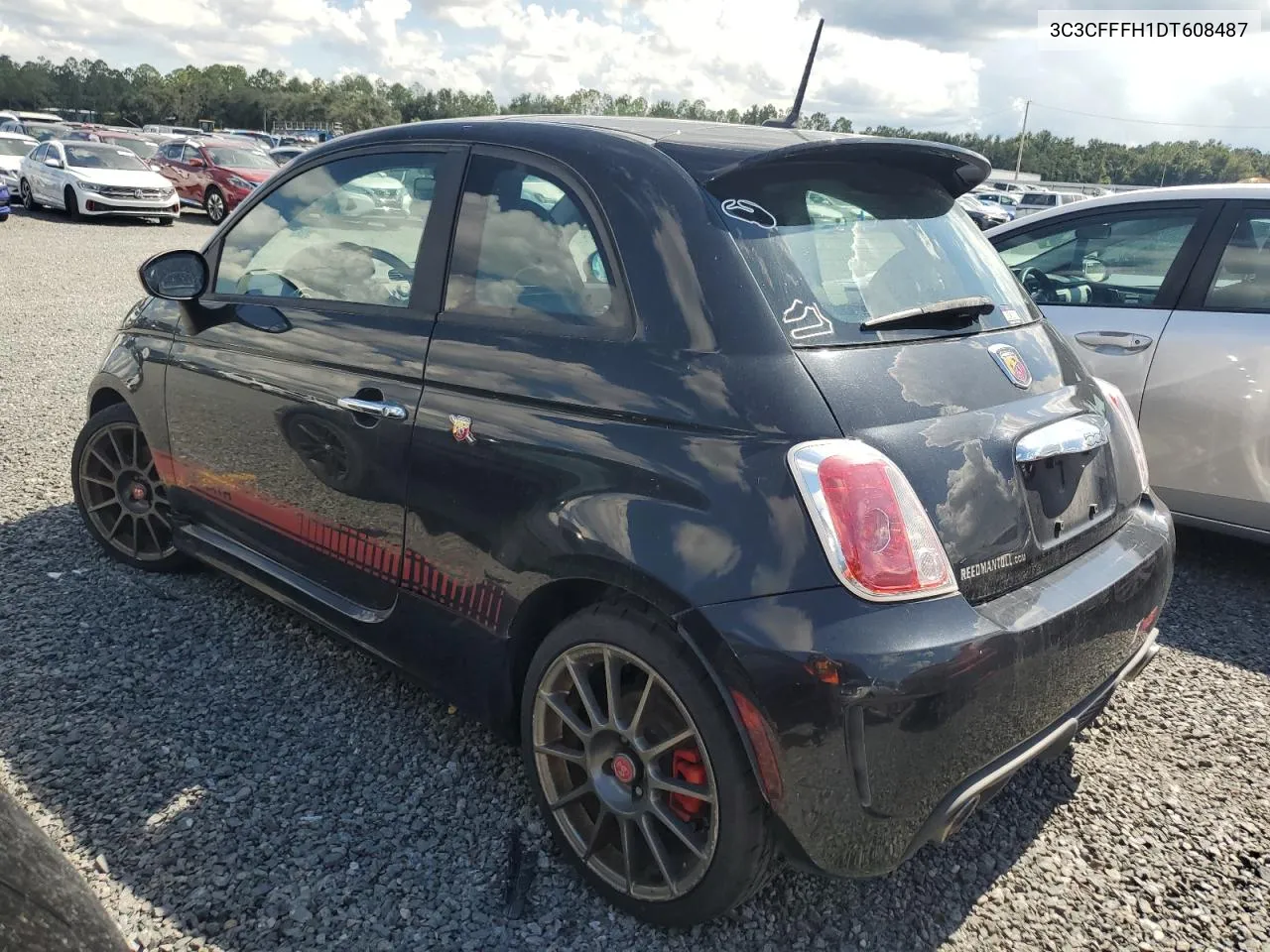 2013 Fiat 500 Abarth VIN: 3C3CFFFH1DT608487 Lot: 74363114