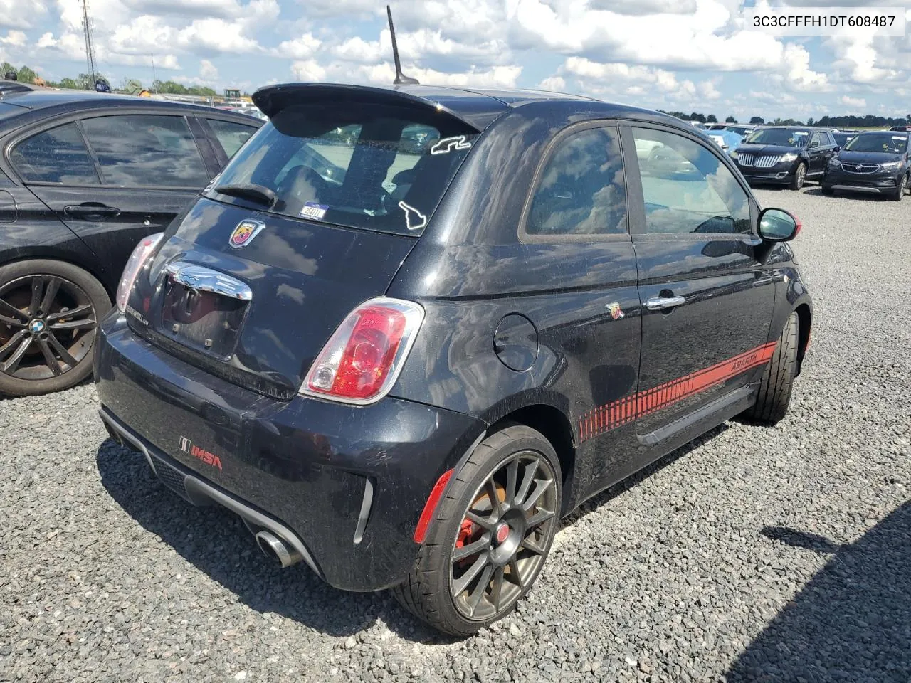 2013 Fiat 500 Abarth VIN: 3C3CFFFH1DT608487 Lot: 74363114