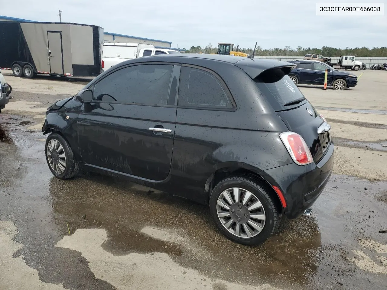 2013 Fiat 500 Pop VIN: 3C3CFFAR0DT666008 Lot: 75275244