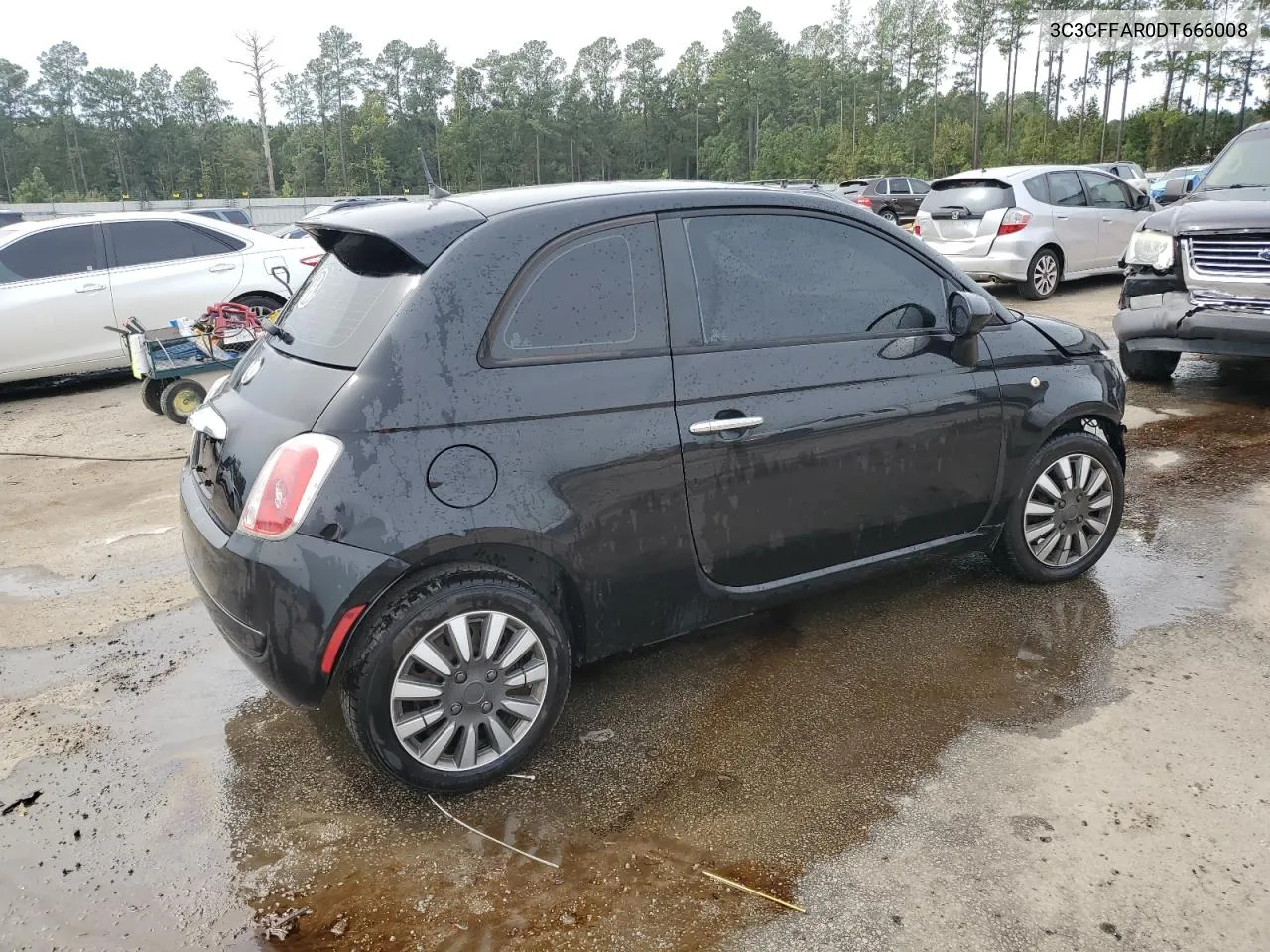 2013 Fiat 500 Pop VIN: 3C3CFFAR0DT666008 Lot: 75275244