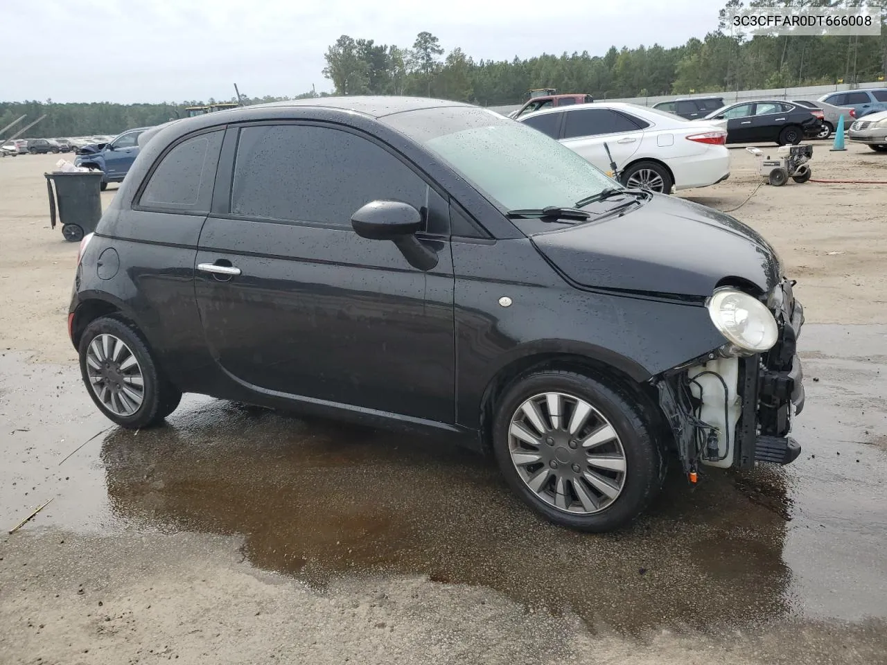 2013 Fiat 500 Pop VIN: 3C3CFFAR0DT666008 Lot: 75275244