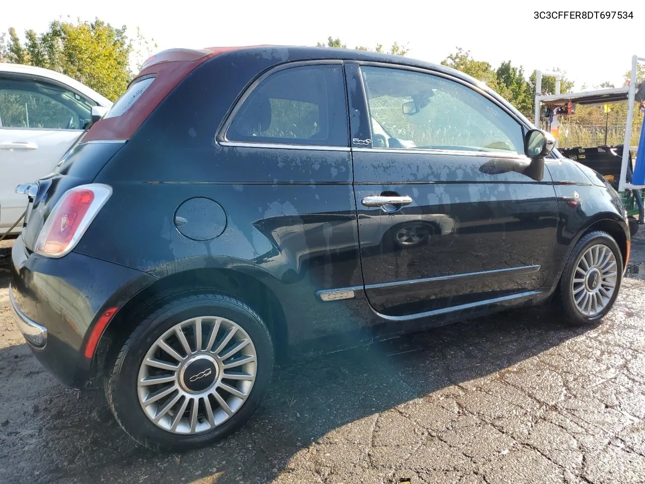 3C3CFFER8DT697534 2013 Fiat 500 Lounge