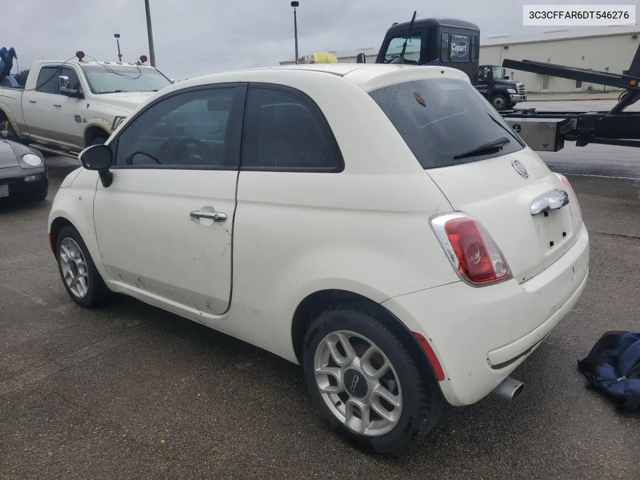 2013 Fiat 500 Pop VIN: 3C3CFFAR6DT546276 Lot: 75564674