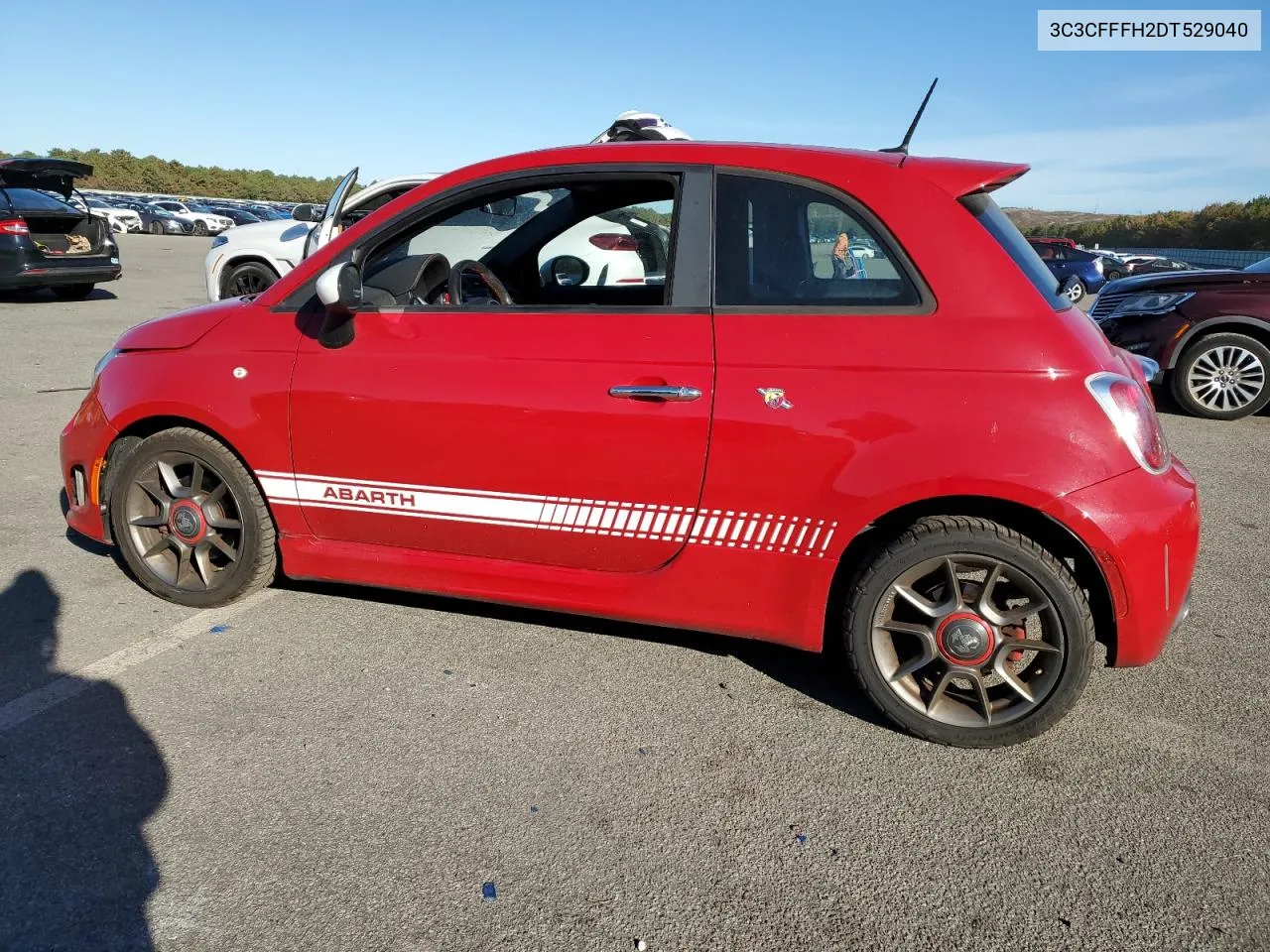 2013 Fiat 500 Abarth VIN: 3C3CFFFH2DT529040 Lot: 75720944