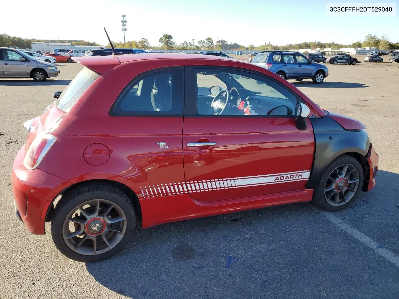 2013 Fiat 500 Abarth VIN: 3C3CFFFH2DT529040 Lot: 75720944