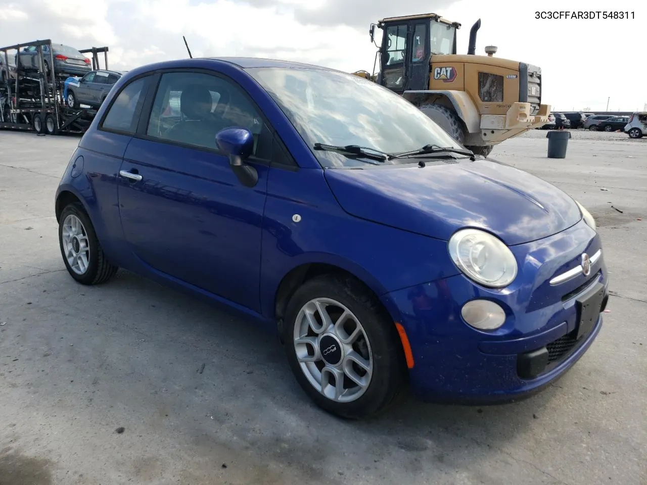 2013 Fiat 500 Pop VIN: 3C3CFFAR3DT548311 Lot: 76316274