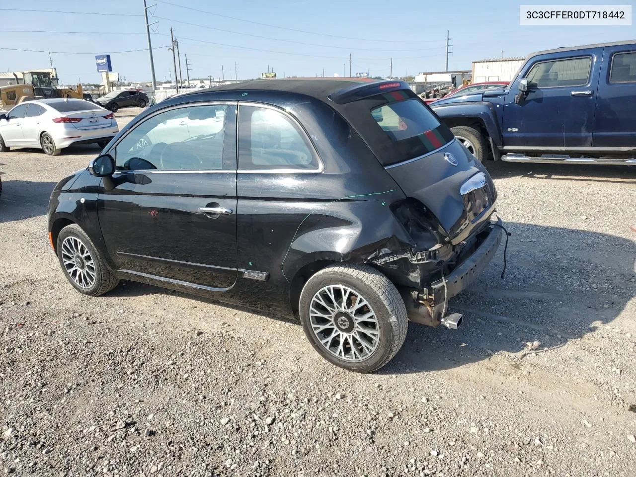 2013 Fiat 500 Lounge VIN: 3C3CFFER0DT718442 Lot: 76451874